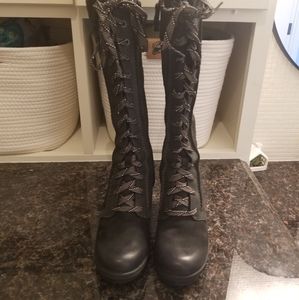 Sorel Black Lace-Up Tall Women's Boots